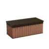Keter Darwin Wood Effect 5x2 Garden Storage Bench Box 380L -Garden Store keter darwin wood effect 5x2 garden storage bench box 380l7290112636225 01c bq
