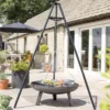 La Hacienda Tripod Hanging Grill -Garden Store la hacienda tripod hanging grill5055025586126 01i bq