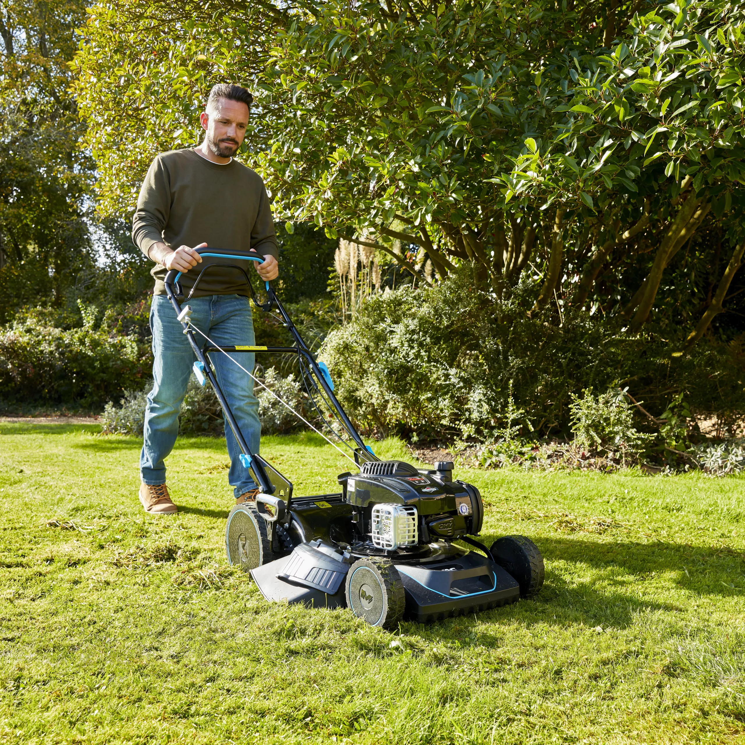 Mac Allister MLMP550SP46-M&S 140cc Petrol Rotary Lawnmower 9 Mac Allister MLMP550SP46-M&S 140cc Petrol Rotary Lawnmower - Image 7