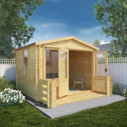 Mercia 11x12 Apex Tongue & Groove Cabin With Double Door -Garden Store mercia 11x12 apex tongue groove cabin with double door5029442078687 02i bq