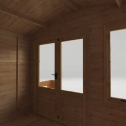 Mercia 11x12 Apex Tongue & Groove Cabin With Double Door -Garden Store mercia 11x12 apex tongue groove cabin with double door5029442078687 39c bq