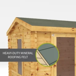 Mercia 11x12 Apex Tongue & Groove Cabin With Double Door -Garden Store mercia 11x12 apex tongue groove cabin with double door5029442078687 40c bq