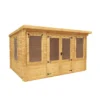 Mercia 13x10 Pent Tongue & Groove Cabin With Double Door -Garden Store mercia 13x10 pent tongue groove cabin with double door5029442002453 01c bq