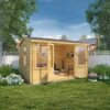 Mercia 13x10 Reverse Apex Tongue & Groove Cabin With Double Door 2 Mercia 13x10 Reverse Apex Tongue & Groove Cabin With Double Door -Garden Store mercia 13x10 reverse apex tongue groove cabin with double door5029442088419 02i
