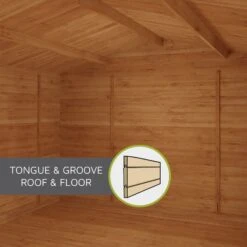 Mercia 13x10 Reverse Apex Tongue & Groove Cabin With Double Door 20 Mercia 13x10 Reverse Apex Tongue & Groove Cabin With Double Door -Garden Store mercia 13x10 reverse apex tongue groove cabin with double door5029442088419 37c bq