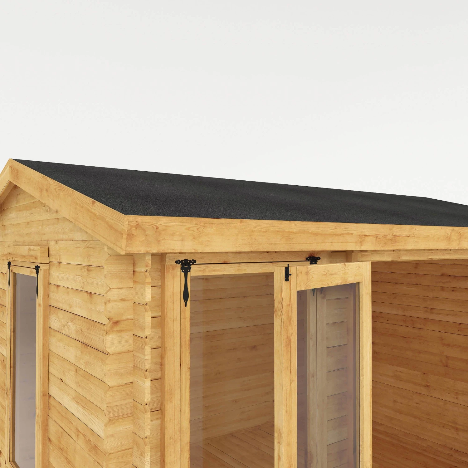 Mercia 13x10 Reverse Apex Tongue & Groove Cabin With Double Door 6 Mercia 13x10 Reverse Apex Tongue & Groove Cabin With Double Door - Image 4