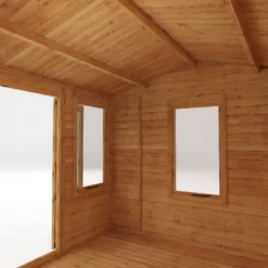 Mercia 13x10 Reverse Apex Tongue & Groove Cabin With Double Door 19 Mercia 13x10 Reverse Apex Tongue & Groove Cabin With Double Door -Garden Store mercia 13x10 reverse apex tongue groove cabin with double door5029442088419 40c bq