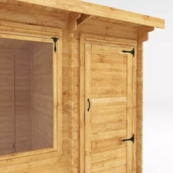 Mercia 13x8 Pent Tongue & Groove Cabin With Double Door 18 Mercia 13x8 Pent Tongue & Groove Cabin With Double Door -Garden Store mercia 13x8 pent tongue groove cabin with double door5029442002477 41c bq