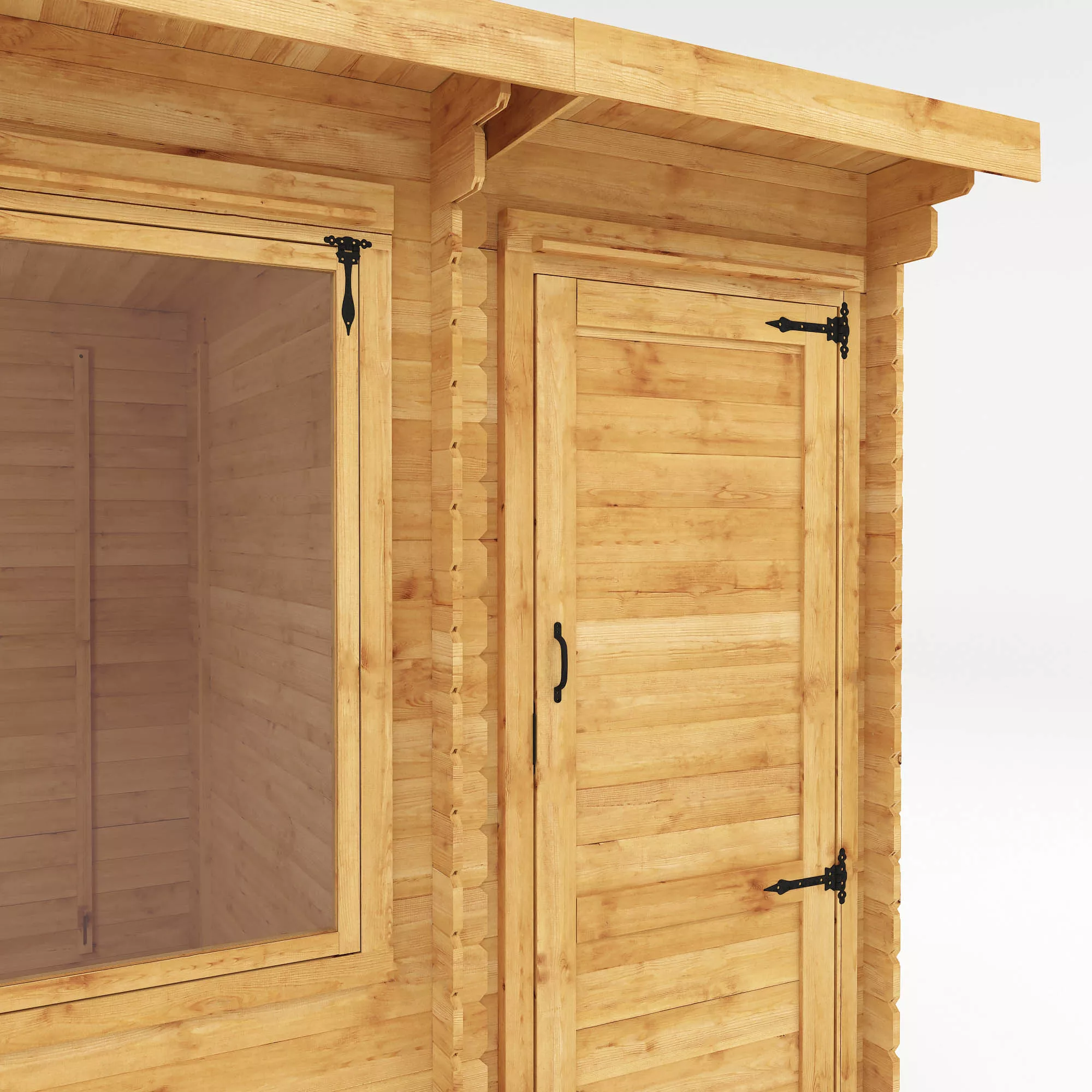 Mercia 13x8 Pent Tongue & Groove Cabin With Double Door 8 Mercia 13x8 Pent Tongue & Groove Cabin With Double Door - Image 6
