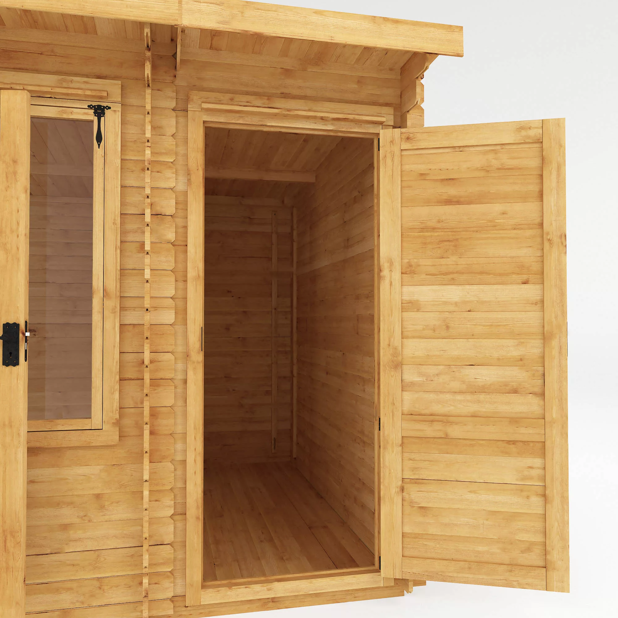 Mercia 17x10 Pent Tongue & Groove Cabin With Double Door 6 Mercia 17x10 Pent Tongue & Groove Cabin With Double Door - Image 4