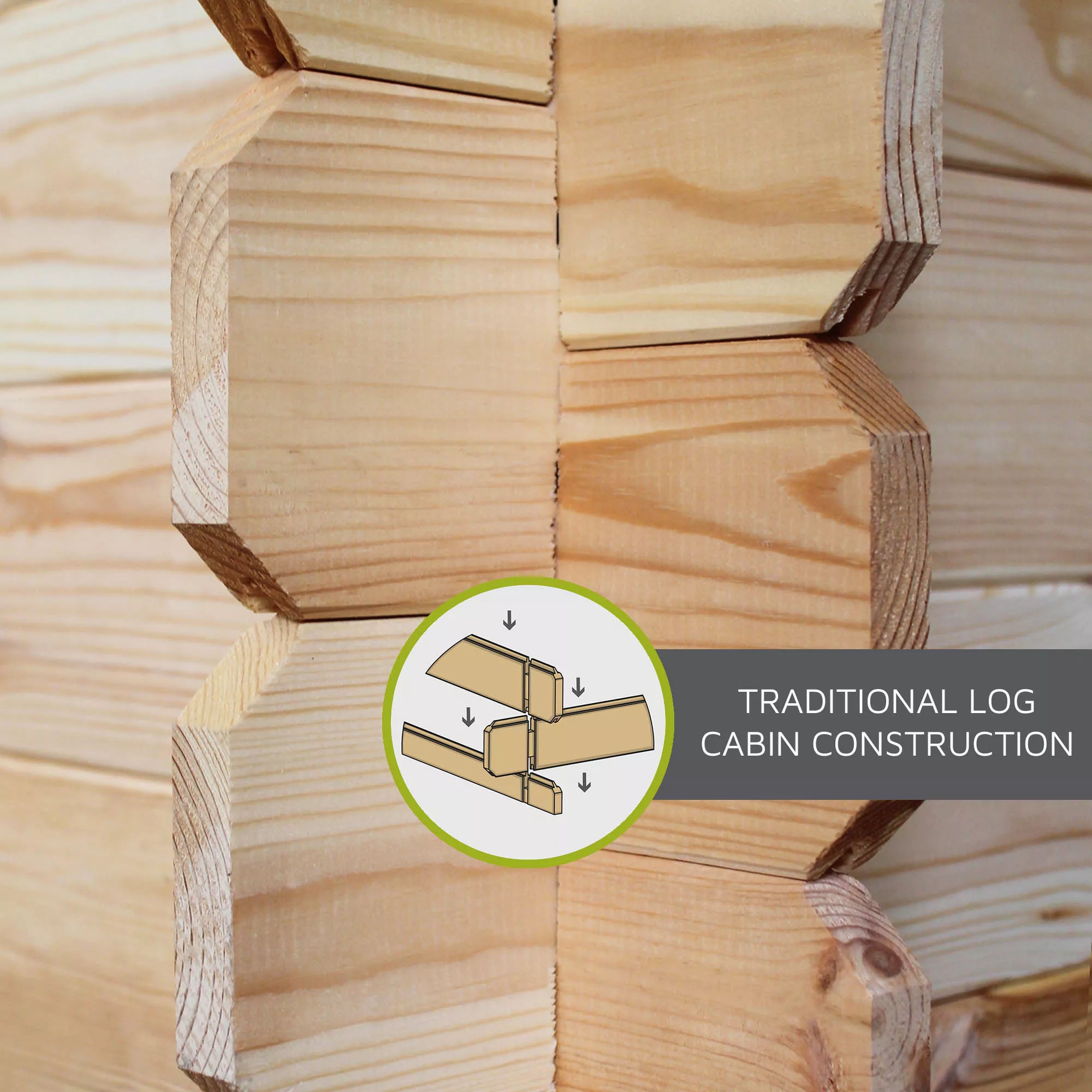 Mercia 17x10 Pent Tongue & Groove Cabin With Double Door 13 Mercia 17x10 Pent Tongue & Groove Cabin With Double Door - Image 11