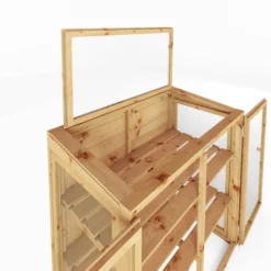 Mercia 4x2 Greenhouse With Flap Vent -Garden Store mercia 4x2 greenhouse with flap vent5029442092782 36c bq