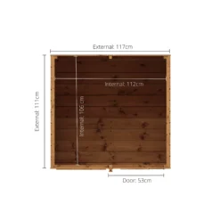 Mercia 4x4 Snug European Softwood Playhouse Assembly Required -Garden Store mercia 4x4 snug european softwood playhouse assembly required5029442075914 02t bq