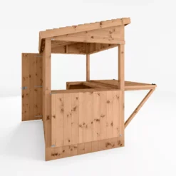 Mercia 6x4 Ft Pent Tongue & Groove Wooden Garden Bar With Single Door -Garden Store mercia 6x4 ft pent tongue groove wooden garden bar with single door5029442007250 03c