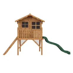 Mercia 7x5 Poppy European Softwood Tower Slide Playhouse Assembly Required -Garden Store mercia 7x5 poppy european softwood tower slide playhouse assembly required5029442076386 02c bq