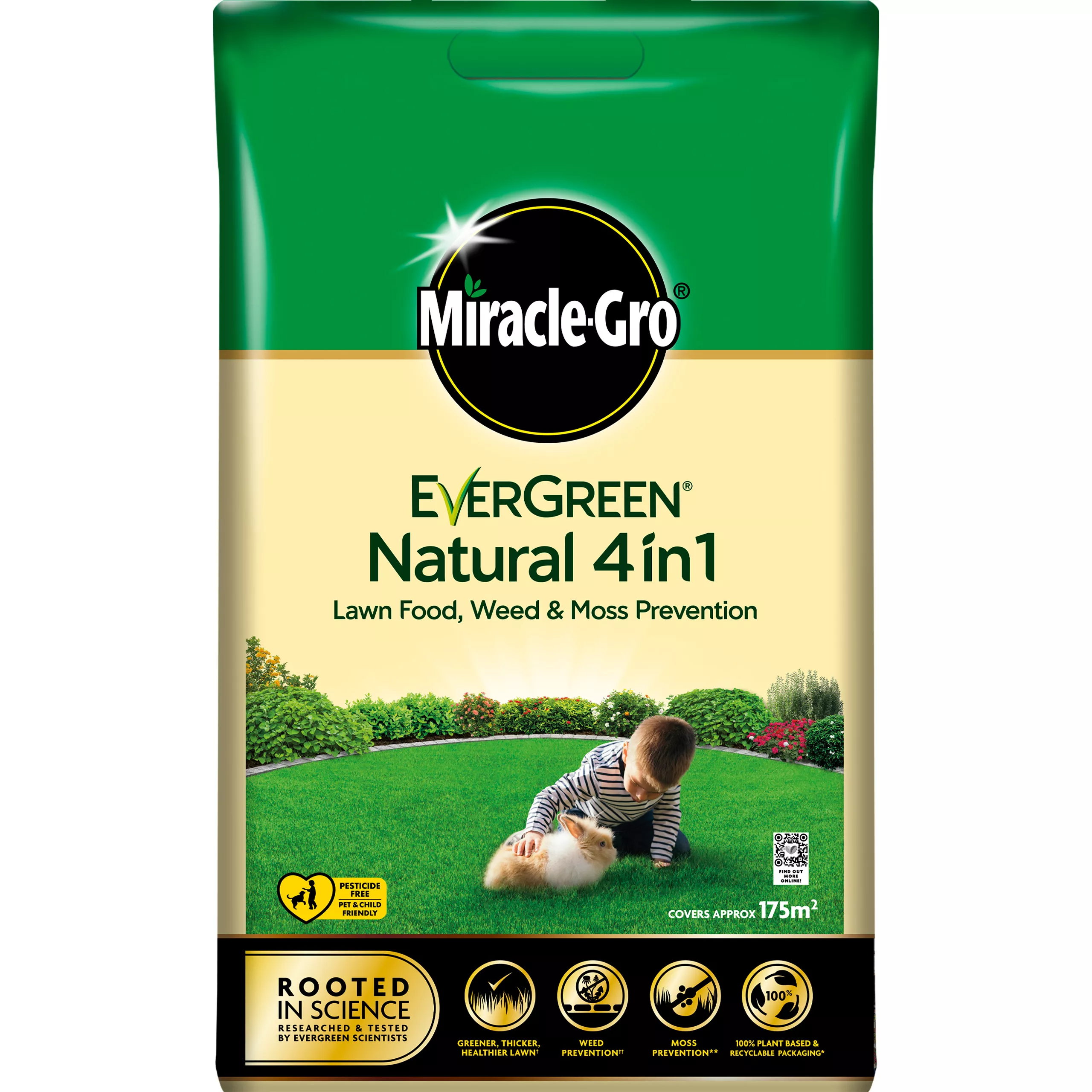 Miracle-Gro Natural Feed Lawn Fertiliser Granules 175m² 7kg 3 Miracle-Gro Natural Feed Lawn Fertiliser Granules 175m² 7kg