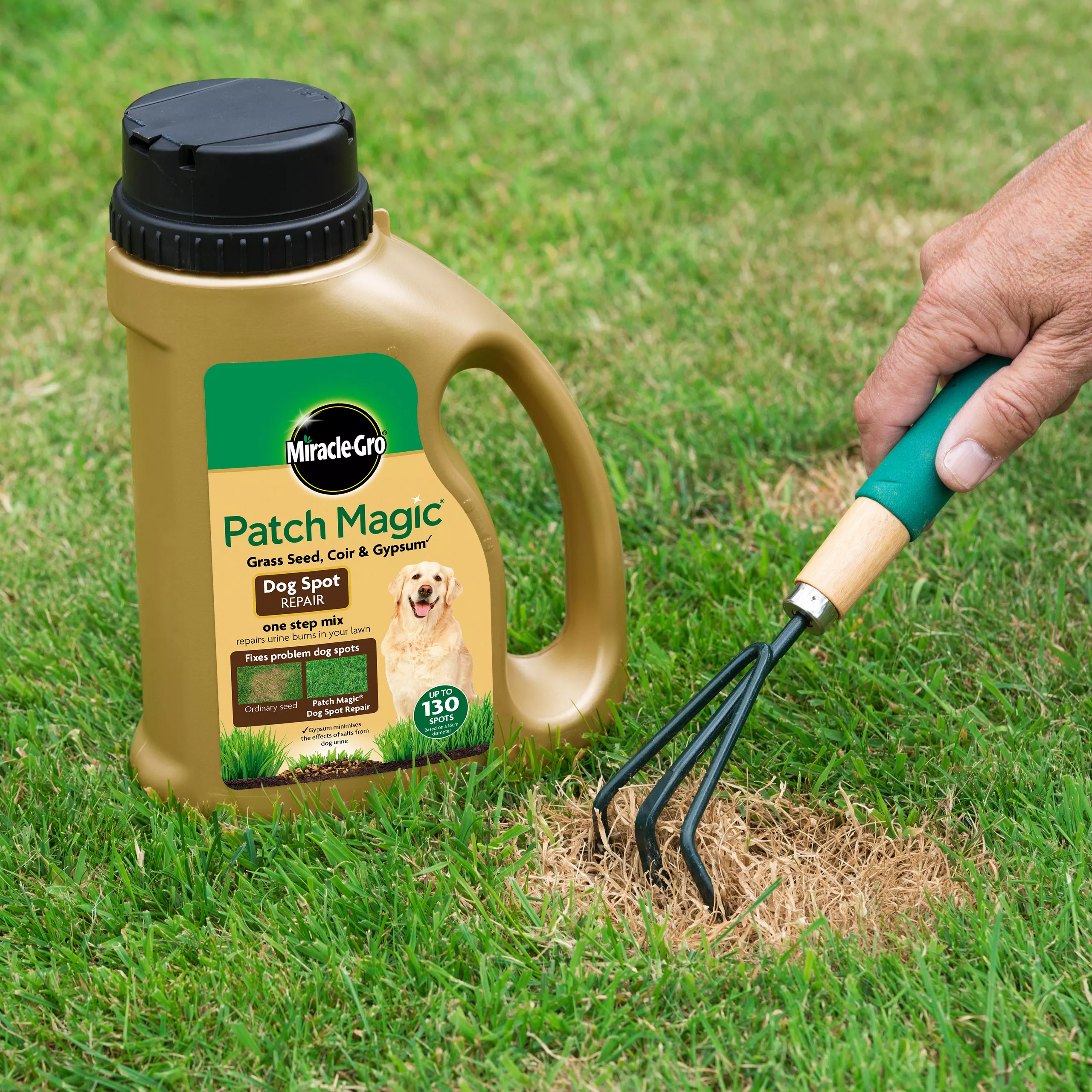 Miracle-Gro Patch Magic Spot Repair 6m² 1.3kg 4 Miracle-Gro Patch Magic Spot Repair 6m² 1.3kg - Image 2