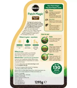 Miracle-Gro Patch Magic Spot Repair 6m² 1.3kg 10 Miracle-Gro Patch Magic Spot Repair 6m² 1.3kg -Garden Store miracle gro patch magic spot repair 6m 1 3kg5010272090611 04c bq