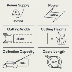 Mountfield Princess 38 Corded Rotary Lawnmower 29 Mountfield Princess 38 Corded Rotary Lawnmower -Garden Store mountfield princess 38 corded rotary lawnmower8008984843028 01t EN bq