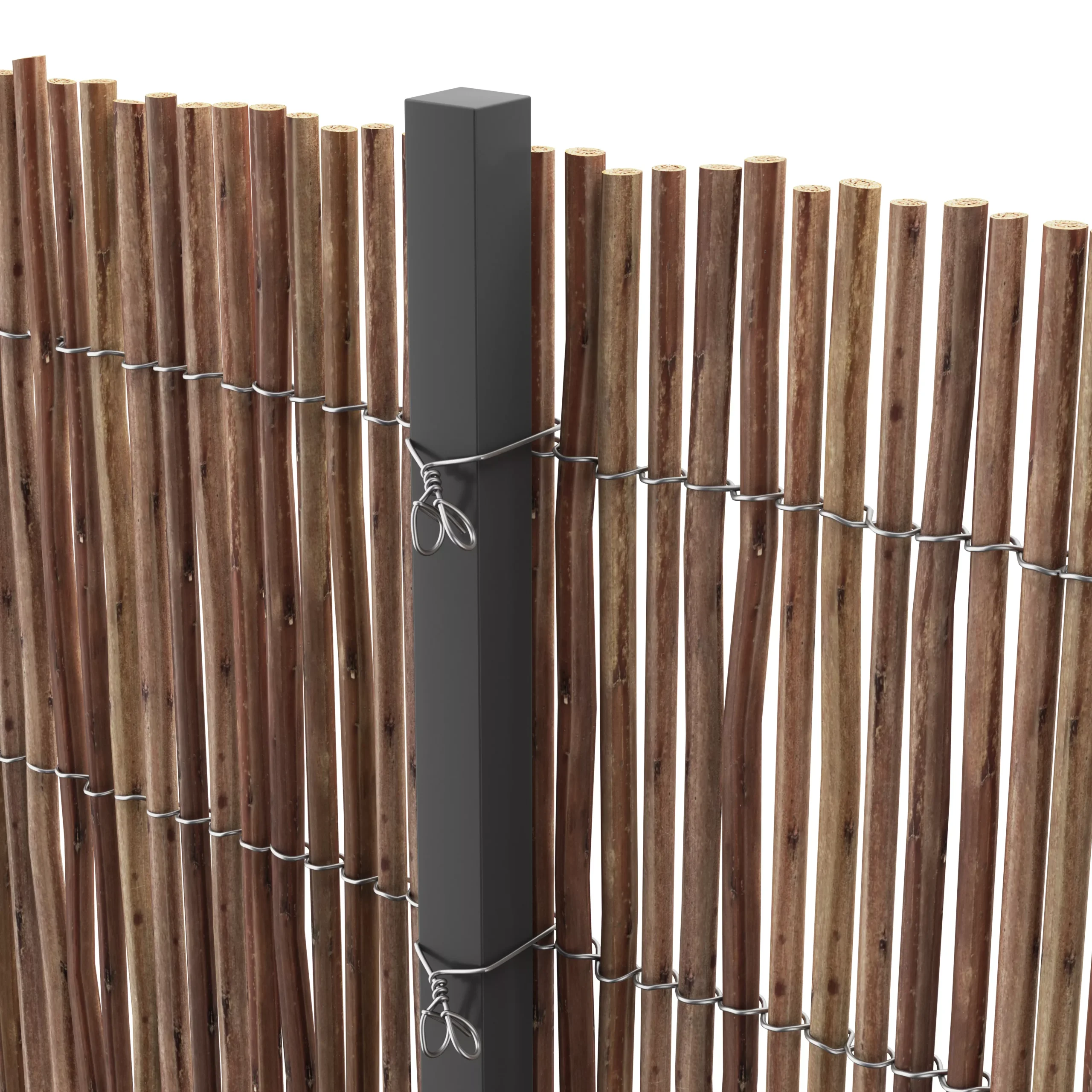 Natural Wicker Garden Screen (H)1.5m (W)3m 6 Natural Wicker Garden Screen (H)1.5m (W)3m - Image 4