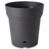 Nurgul Dark Grey Plastic Round Plant Pot (Dia)58cm -Garden Store nurgul dark grey plastic round plant pot dia 58cm3663602899532 01bq