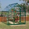 Palram - Canopia Harmony Green 6x8 Greenhouse -Garden Store palram canopia harmony green 6x8 greenhouse7290103110604 01bq