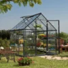 Palram - Canopia Harmony Grey 6X6 Greenhouse -Garden Store palram canopia harmony grey 6x6 greenhouse7290108601046 01i BQ