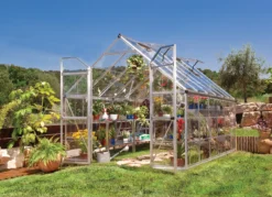Palram - Canopia Octave Silver Greenhouse -Garden Store palram canopia octave silver greenhouse7290103111472 03i
