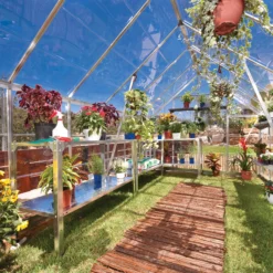 Palram - Canopia Octave Silver Greenhouse -Garden Store palram canopia octave silver greenhouse7290103111472 05bq