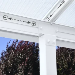 Palram - Canopia Olympia White Non-retractable Awning, (L)7.39m (H)3.05m (W)2.95m 14 Palram - Canopia Olympia White Non-retractable Awning, (L)7.39m (H)3.05m (W)2.95m -Garden Store palram canopia olympia white non retractable awning l 7 39m h 3 05m w 2 95m7290108134322 02i bq