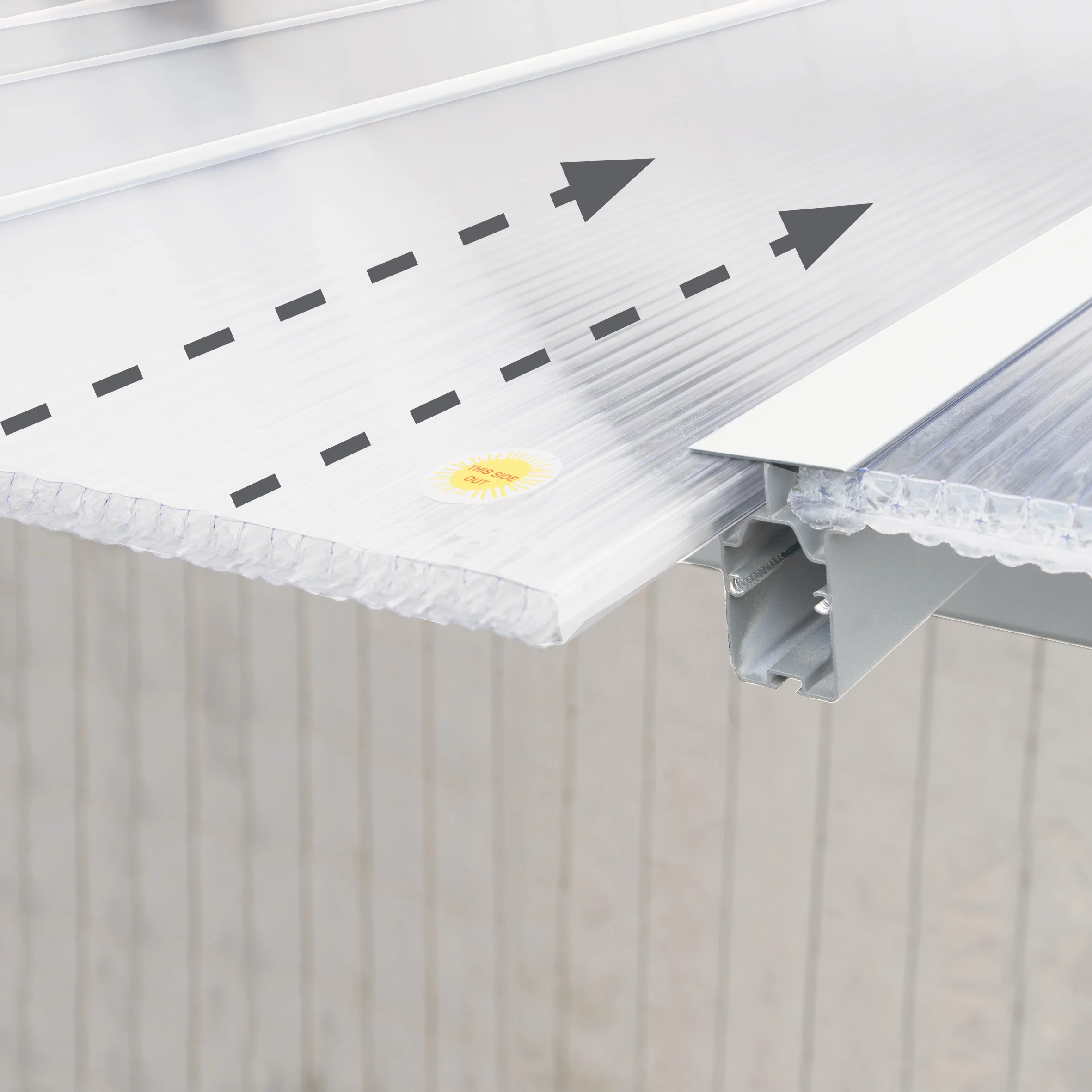 Palram - Canopia Olympia White Non-retractable Awning, (L)7.39m (H)3.05m (W)2.95m 8 Palram - Canopia Olympia White Non-retractable Awning, (L)7.39m (H)3.05m (W)2.95m - Image 6