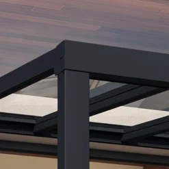 Palram - Canopia Stockholm Grey Non-retractable Awning, (L)3.7m (H)3.24m (W)3.41m -Garden Store palram canopia stockholm grey non retractable awning l 3 7m h 3 24m w 3 41m7290108602517 08i bq