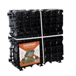 Plastic Interlocking Shed Base (W) 49cm X (L) 49cm , Pack Of 4 14 Plastic Interlocking Shed Base (W) 49cm X (L) 49cm , Pack Of 4 -Garden Store plastic interlocking shed base w 49cm x l 49cm pack of 45060192725094 02c bq