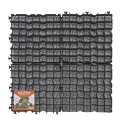 Plastic Interlocking Shed Base (W) 49cm X (L) 49cm , Pack Of 4 12 Plastic Interlocking Shed Base (W) 49cm X (L) 49cm , Pack Of 4 -Garden Store plastic interlocking shed base w 49cm x l 49cm pack of 45060192725094 04c bq