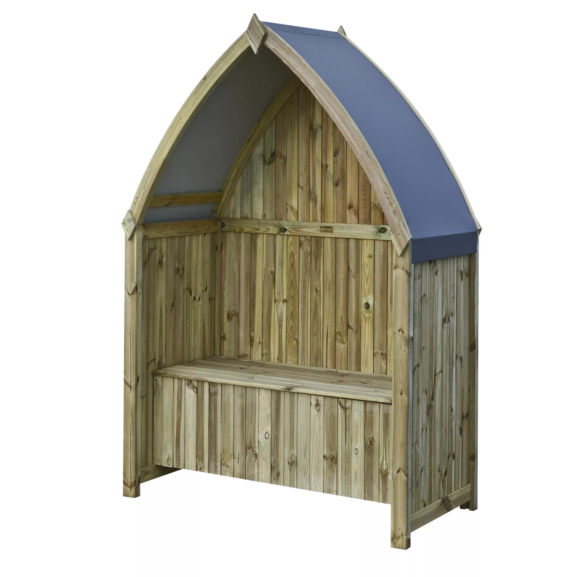 Rowlinson Winchester Boat Arbour, (H)2135mm (W)1390mm (D)700mm - Assembly Required 4 Rowlinson Winchester Boat Arbour, (H)2135mm (W)1390mm (D)700mm - Assembly Required - Image 2