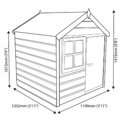 Shire 4x4 Woodbury Whitewood Pine Playhouse Assembly Required -Garden Store shire 4x4 woodbury whitewood pine playhouse assembly required5397007006513 01t BQ