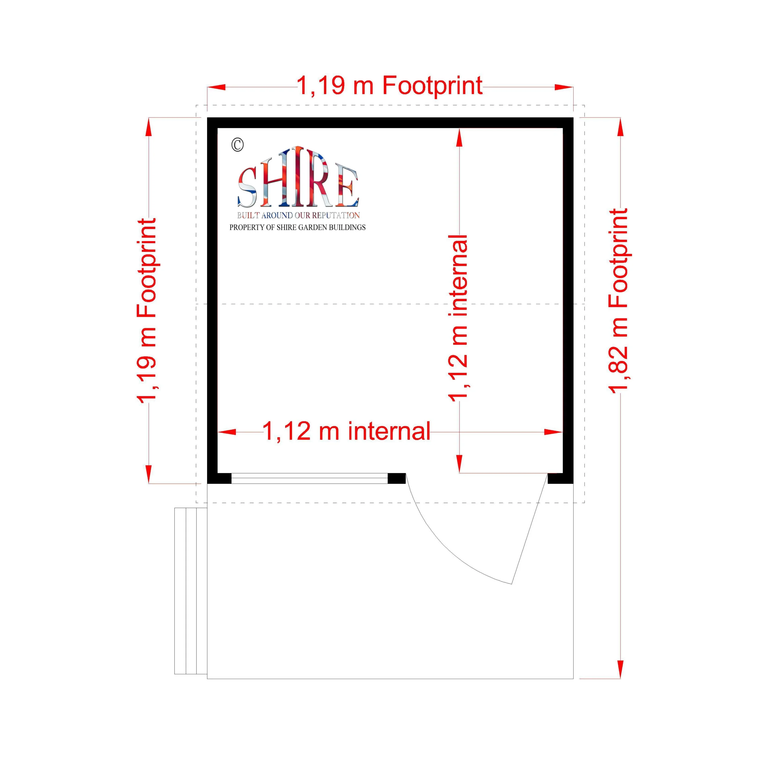 Shire 6x4 Bunny Whitewood Pine Playhouse Assembly Required 6 Shire 6x4 Bunny Whitewood Pine Playhouse Assembly Required - Image 4