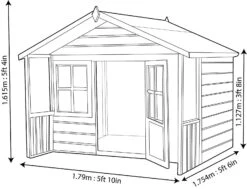 Shire 6x4 Woodbury Whitewood Pine Playhouse Assembly Service Included 12 Shire 6x4 Woodbury Whitewood Pine Playhouse Assembly Service Included -Garden Store shire 6x4 woodbury whitewood pine playhouse assembly service included5397007006483 01t bq