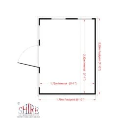 Shire 8x6 Cottage Whitewood Pine Playhouse Assembly Service Included -Garden Store shire 8x6 cottage whitewood pine playhouse assembly service included5019804111824 02t