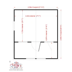 Shire 8x9 Lodge Whitewood Pine Playhouse Assembly Service Included 10 Shire 8x9 Lodge Whitewood Pine Playhouse Assembly Service Included -Garden Store shire 8x9 lodge whitewood pine playhouse assembly service included5019804111848 02t