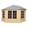 Shire Belvoir 10x10 Ft Toughened Glass Apex Tongue & Groove Wooden Cabin With Felt Tile Roof -Garden Store shire belvoir 10x10 ft toughened glass apex tongue groove wooden cabin with felt tile roof5019804111220 01c bq