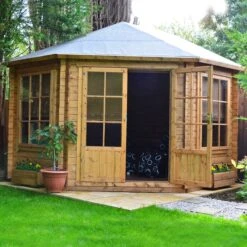 Shire Belvoir 10x10 Ft Toughened Glass Apex Tongue & Groove Wooden Cabin With Felt Tile Roof 11 Shire Belvoir 10x10 Ft Toughened Glass Apex Tongue & Groove Wooden Cabin With Felt Tile Roof -Garden Store shire belvoir 10x10 ft toughened glass apex tongue groove wooden cabin with felt tile roof5019804111220 03i bq