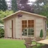 Shire Bourne 8x14 Ft Toughened Glass Apex Tongue & Groove Wooden Cabin With Tile Roof -Garden Store shire bourne 8x14 ft toughened glass apex tongue groove wooden cabin with tile roof5019804119844 02i bq