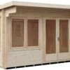 Shire Danbury 12x8 Toughened Glass Pent Tongue & Groove Wooden Cabin - Base Not Included 2 Shire Danbury 12x8 Toughened Glass Pent Tongue & Groove Wooden Cabin - Base Not Included -Garden Store shire danbury 12x8 toughened glass pent tongue groove wooden cabin base not included5019804414420 03c bq