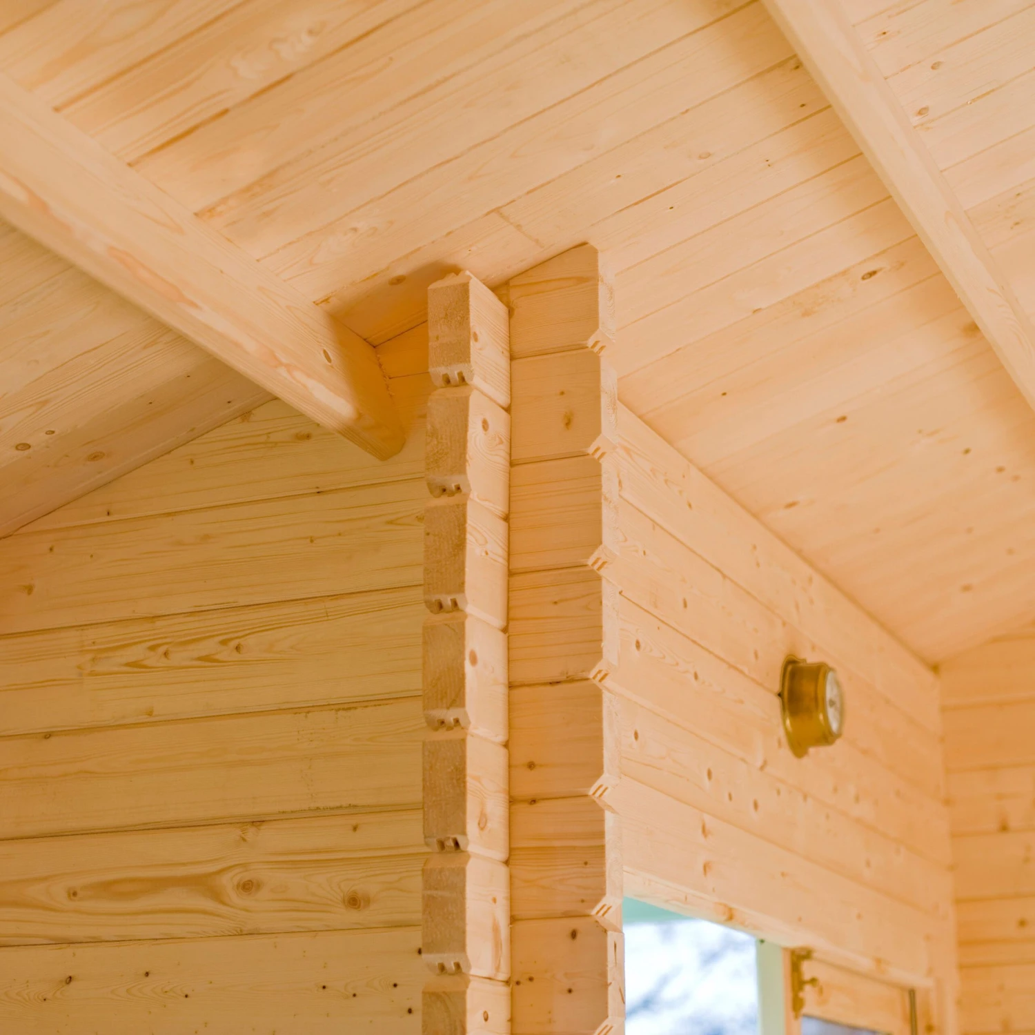 Shire Elveden 26x14 Glass Apex Tongue & Groove Wooden Cabin - Base Not Included 5 Shire Elveden 26x14 Glass Apex Tongue & Groove Wooden Cabin - Base Not Included - Image 3