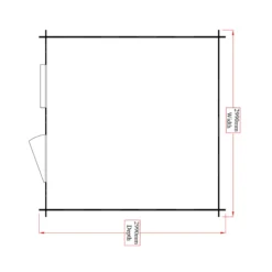 Shire Hartley 10x10 Apex Tongue & Groove Wooden Cabin (Base Included) -Garden Store shire hartley 10x10 apex tongue groove wooden cabin base included 5019804198863 02t