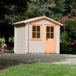 Shire Hartley 10x10 Apex Tongue & Groove Wooden Cabin (Base Included) -Garden Store shire hartley 10x10 apex tongue groove wooden cabin base included 5019804198863 03i bq
