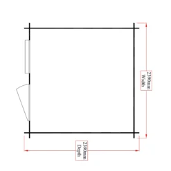 Shire Hartley 8x8 Apex Tongue & Groove Wooden Cabin - Assembly Service Included -Garden Store shire hartley 8x8 apex tongue groove wooden cabin assembly service included5019804198818 02t