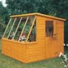 Shire Iceni 8x8 Ft Pent Shiplap Wooden Shed With Floor -Garden Store shire iceni 8x8 ft pent shiplap wooden shed with floor5019804119011 01i bq