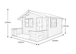 Shire Kinver 12x12 Glass Apex Tongue & Groove Wooden Cabin - Base Not Included 21 Shire Kinver 12x12 Glass Apex Tongue & Groove Wooden Cabin - Base Not Included -Garden Store shire kinver 12x12 glass apex tongue groove wooden cabin base not included5019804112173 03t
